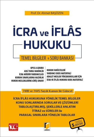 İcra ve İflas Hukuku Ders Notu - Soru Bankası