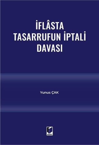 İflasta Tasarrufun İptali Davası