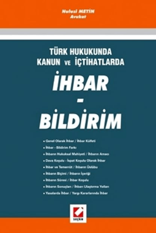 İhbar – Bildirim