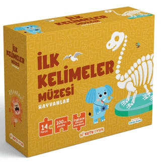 İlk Kelimeler Müzesi - Hayvanlar (İngilizce Destekli Kitap ve Yapboz Seti)