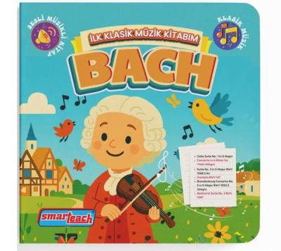 İlk Klasik Müzik Kitabım - Bach - Sesli Kitap (Ciltli) Kolektif