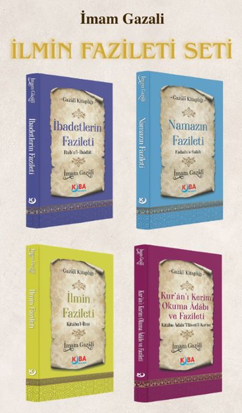 İmam Gazali İlmin Fazileti Seti - 4 Kitap Takım