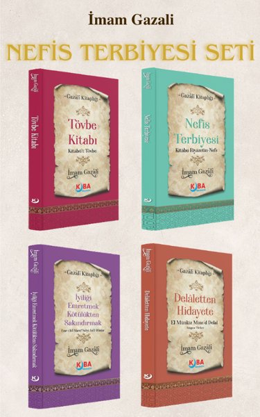 İmam Gazali Nefis Terbiyesi Seti - 4 Kitap Takım İmam Gazali
