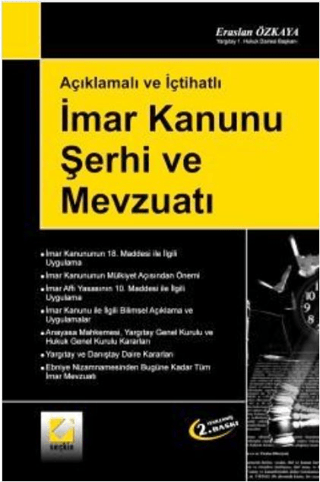 İmar Kanunu Şerhi ve Mevzuatı (Ciltli)