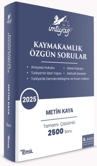 İmtiyaz Kaymakamlık Özgün Sorular