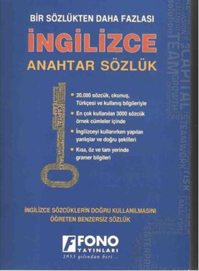 İngilizce Anahtar Sözlük Birsen Çankaya