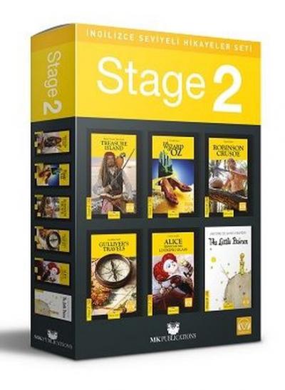 İngilizce Hikaye Seti - Stage 2 - 6 Kitap Takım