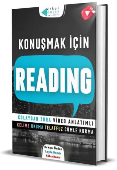 İngilizce Konuşmak İçin Reading - Kolaydan Zora Video Anlatımlı Kelime Okuma Telaffuz Cümle Kurma (Ciltli)