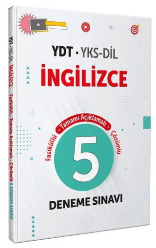 İngilizce YDT YKS-DİL Tamamı Çözümlü 5 Fasikül Deneme