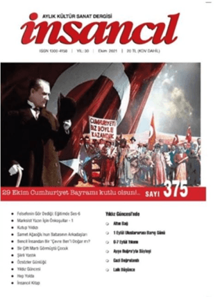 İnsancıl Aylık Kültür Sanat Dergisi Sayı: 375 Ekim 2021