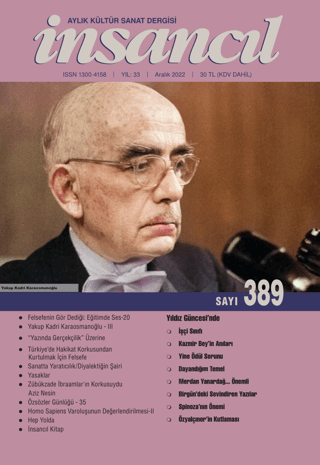 İnsancıl Aylık Kültür Sanat Dergisi Sayı: 389 Aralık 2022