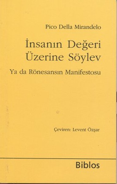 İnsanın Değeri Üzerine Söylev