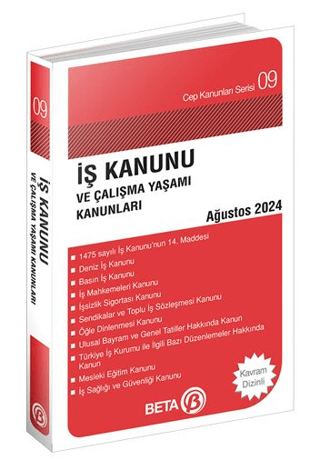 İş Kanunu ve Çalışma Yaşamı Kanunları - Ağustos 2024