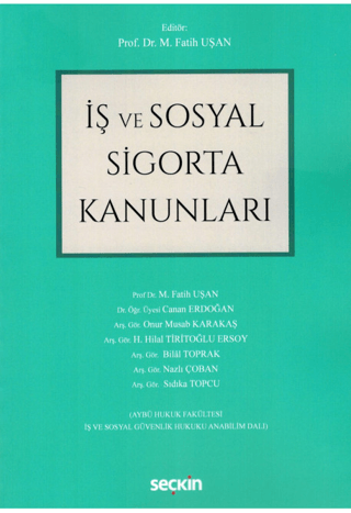 İş ve Sosyal Sigorta Kanunları