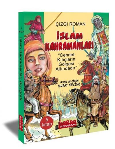 İslam Kahramanları Çizgi Roman Seti - 5 Kitap Takım Murat Sevinç