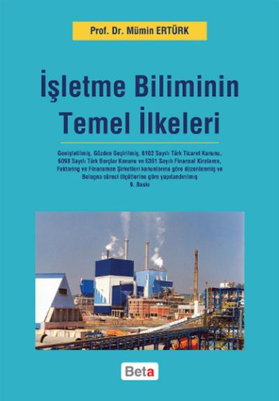İşletme Biliminin Temel İlkeleri Mümin Ertürk