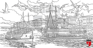 İstanbul Heybeliada Tuval Boyama