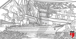 İstanbul Savarona Tuval Boyama