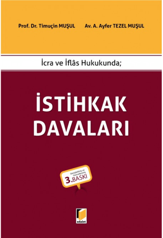 İstihkak Davaları (Ciltli)