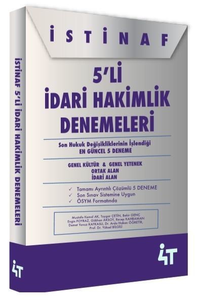 İstinaf-5'li İdari Hakimlik Denemeleri Kolektif