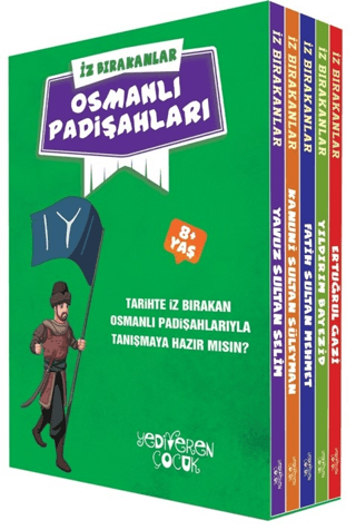 İz Bırakanlar - Osmanlı Padişahları Seti - 5 Kitap Takım Eda Bayrak