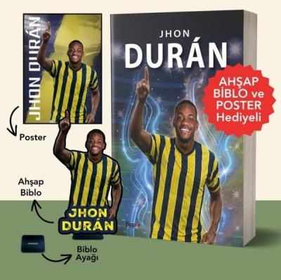 Jhon Duran - Ahşap Biblo ve Poster Hediyeli