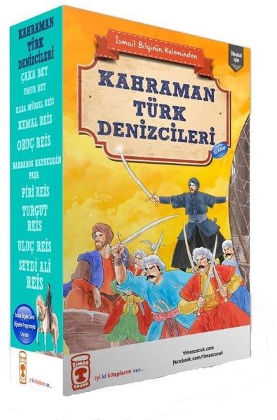 Kahraman Türk Denizcileri Seti (10 Kitap Takım) İsmail Bilgin