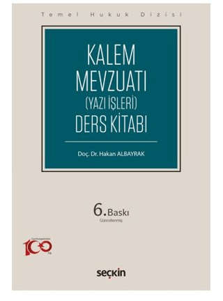 Kalem Mevzuatı Yazı İşleri Ders Kitabı