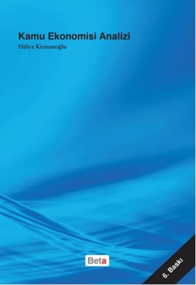 Kamu Ekonomisi Analizi %10 indirimli Hülya Kirmanoğlu