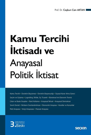 Kamu Tercihi İktisadı ve Anayasal Politik İktisat