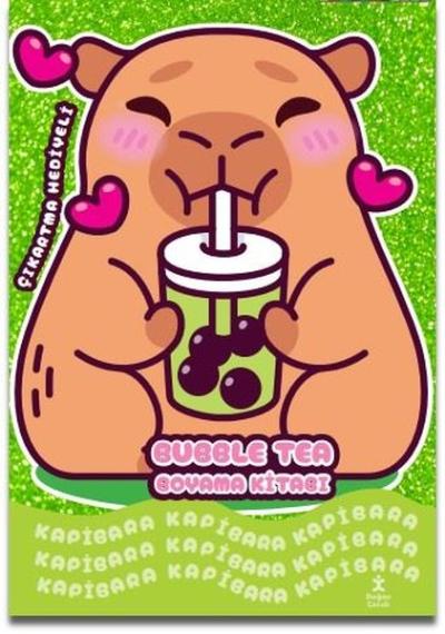 Kapibara-Bubble Tea Boyama Kitabı