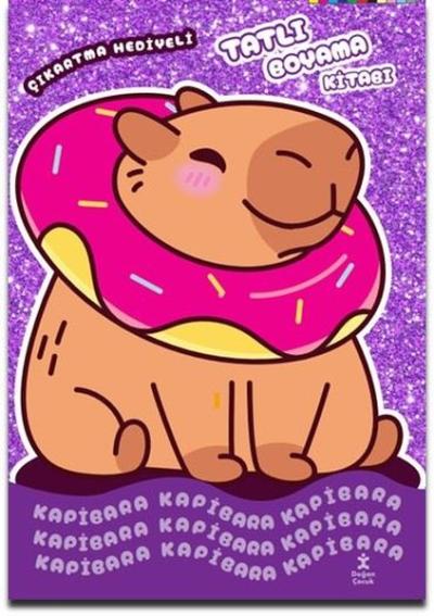 Kapibara - Tatlı Boyama Kitabı