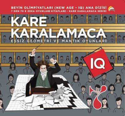 Kare Karalamaca 7 - 7'den 70'e Zeka Oyunları Kitapları Eşsiz Geometri ve Mantık Oyunları