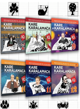 Kare Karalamaca Seti 2 - 7' den 70' e Akıl ve Mantık Oyunları (6 Kitaplık Zevkli Oyunlar)