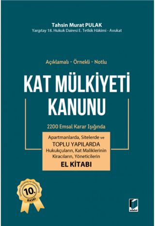 Kat Mülkiyeti Kanunu El Kitabı (Ciltli)