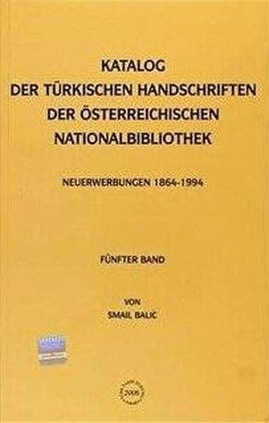 Katalog Der Türkischen Handschriften Der Österreichischen Nationalbibl