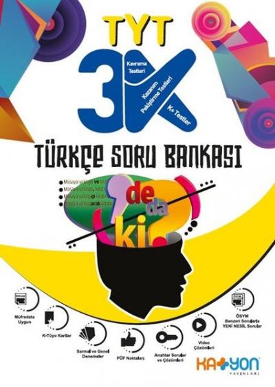 TYT 3K Türkçe Soru Bankası Kolektif