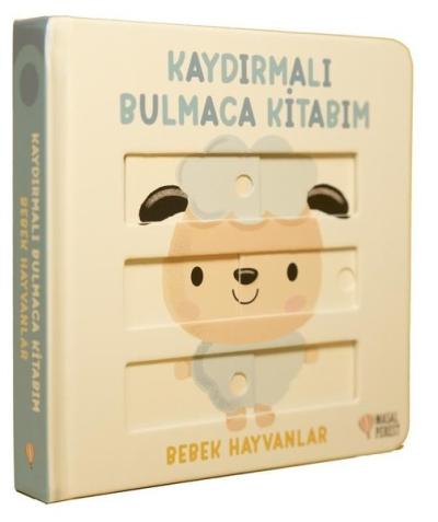 Kaydırmalı Bulmaca Kitabım - Bebek Hayvanlar (Ciltli)