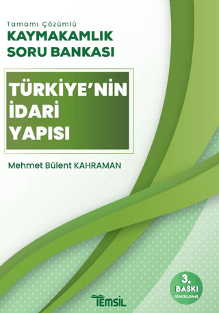 Kaymakamlık Soru Bankası Türkiye'nin İdari Yapısı