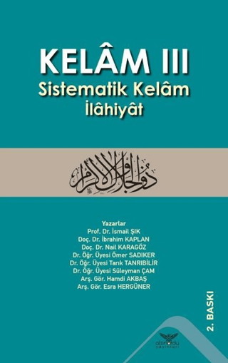 Kelam 3 - Sistematik Kelam İlahiyat