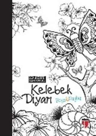 Kelebek Diyarı - Boya ve Paylaş - 10 Adet Kartpostal