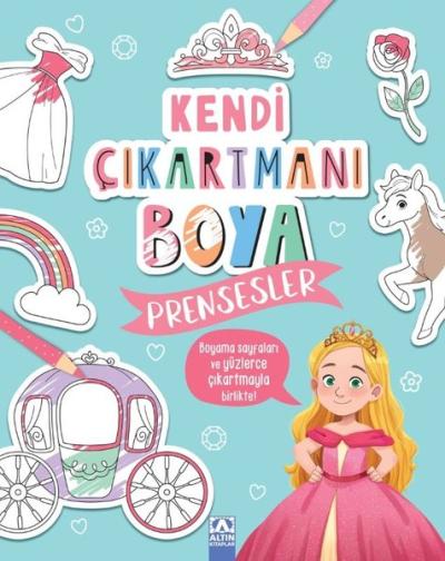 Kendi Çıkartmanı Boya - Prensesler Kolektif
