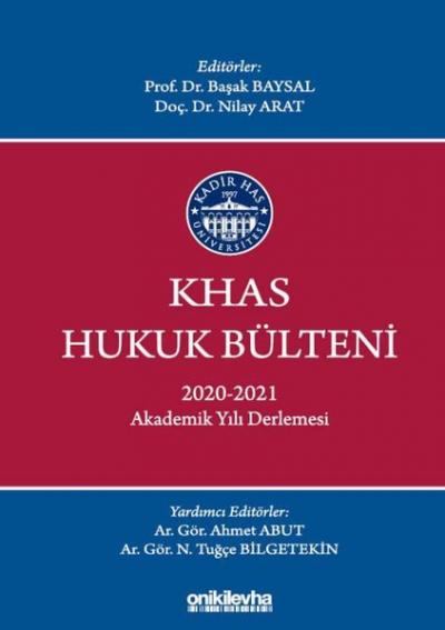KHAS Hukuk Bülteni Ahmet Abut