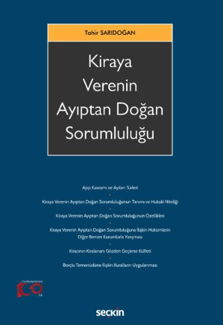 Kiraya Verenin Ayıptan Doğan Sorumluluğu