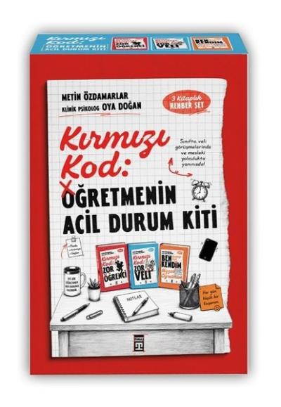 Kırmızı Kod: Öğretmenin Acil Durum Kiti Seti - 3 Kitap Takım Metin Özd