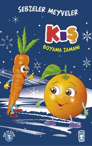 Kış Boyama Zamanı - Sebzeler Meyveler