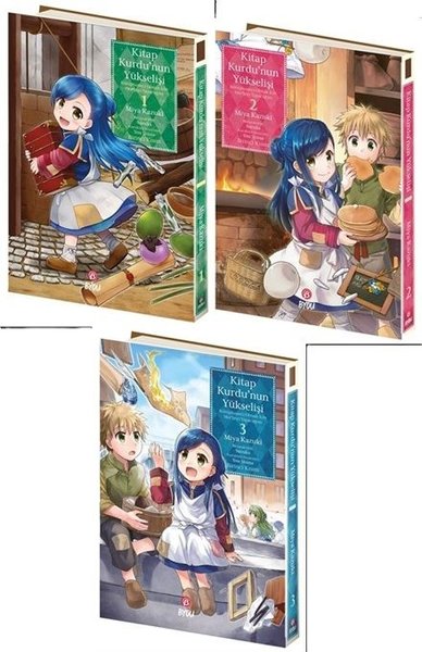 Kitap Kurdu'nun Yükselişi 1 - 2 - 3 Seti - 3 Kitap Takım Miya Kazuki