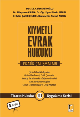 Kıymetli Evrak Hukuku Pratik Çalışmaları