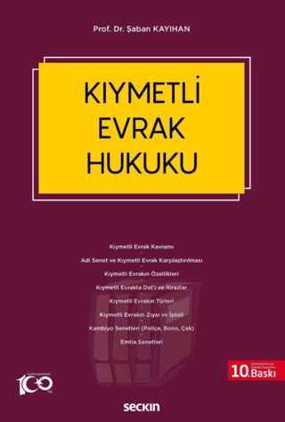 Kıymetli Evrak Hukuku