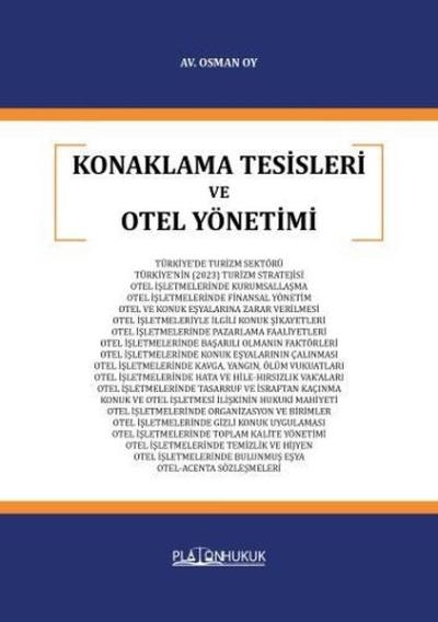 Konaklama Tesisleri ve Otel Yönetimi